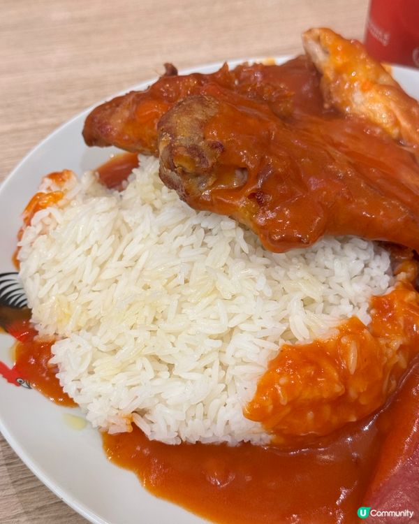 蘇哥清湯腩晚餐😋  雞扒腸仔飯配可樂，正！