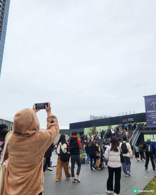 ✈️國泰航空低飛啟德上空🏙！