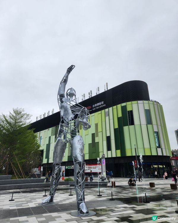 ✈️國泰航空低飛啟德上空🏙！