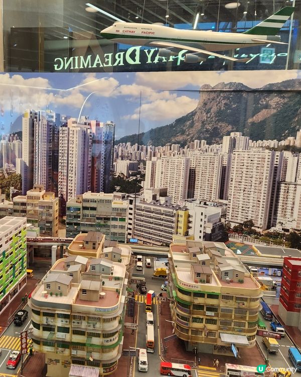 ✈️國泰航空低飛啟德上空🏙！