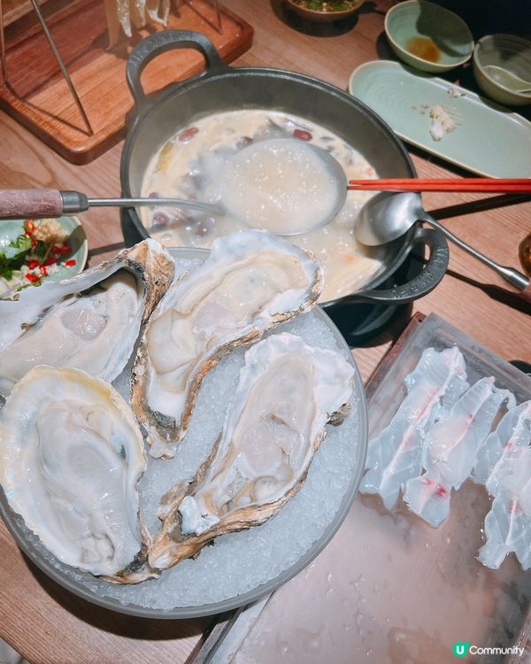 深圳脆鯇火鍋🍲！巨無霸生蠔🦪+魚肚脆到彈！食材新鮮又乾淨🫶🏻