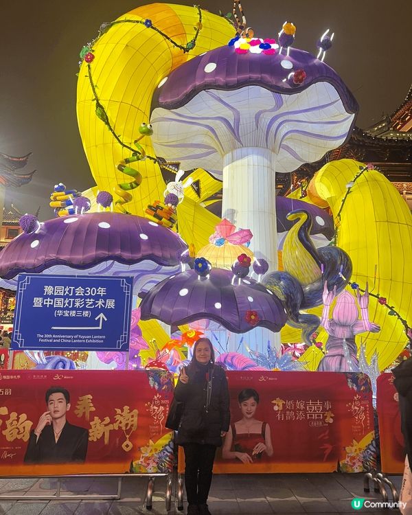 上海好多打卡景點都好靚，覺得新年其實真係好值得大家去，又有燈...