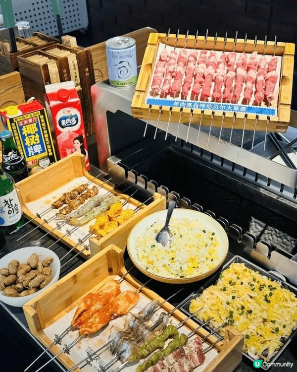 呢個店舖個名叫很久以前羊肉串，聽落個名好特別，店內既羊肉都係...