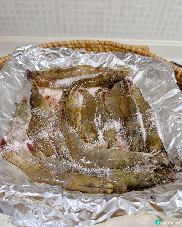 ## 氣炸鍋焗鹽焗蝦🦐😋