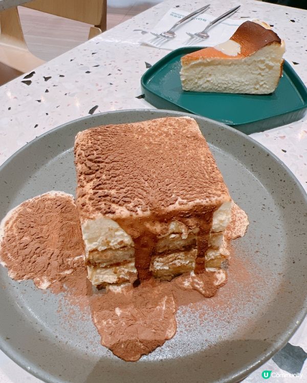 荃灣邪惡甜品🤎巨大Tiramisu立方磚x巴斯克蛋糕🍰