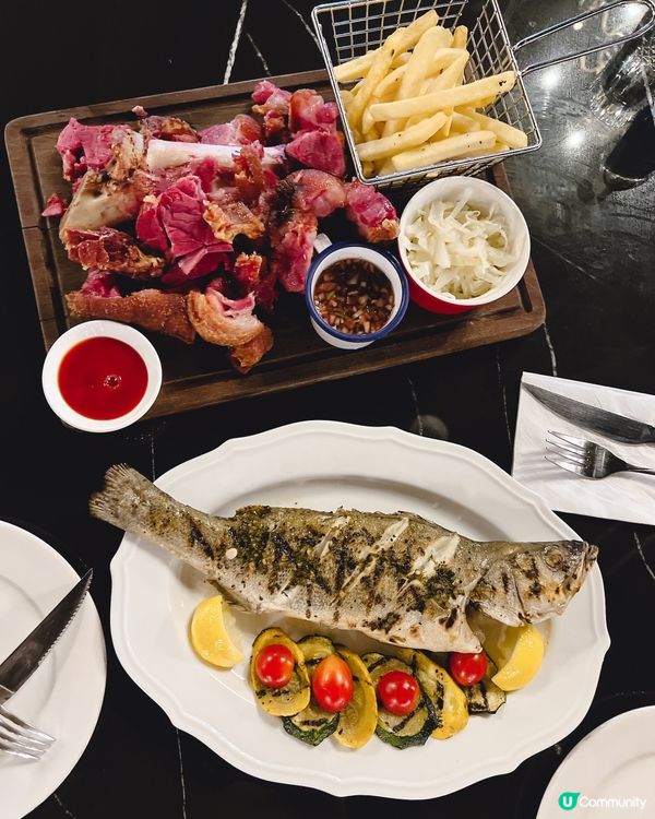 東涌喜來登chill級美食🌟脆皮豬手x深海鱸魚極致享受😋