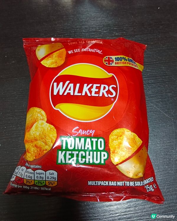 Walkers Ketchup味薯片