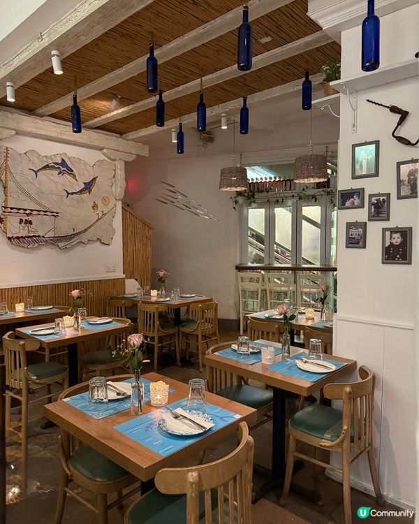 香港少有希臘菜💙地中海風情餐廳🇬🇷