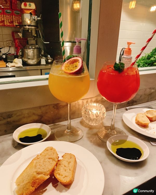 尖沙咀爆量黑松露手工意粉😍 配熱情果Cocktail🍹