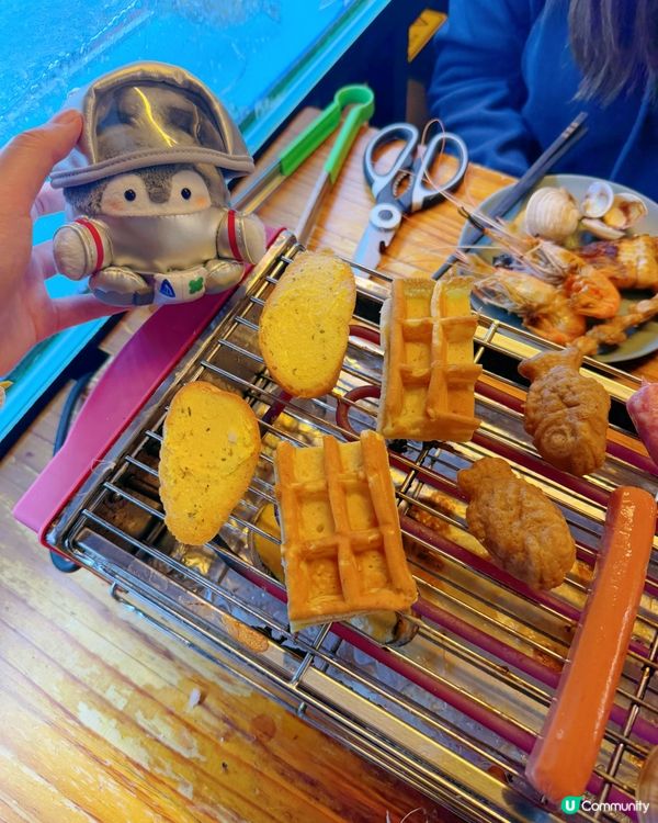 蝦蝦燒食到哈哈笑😆