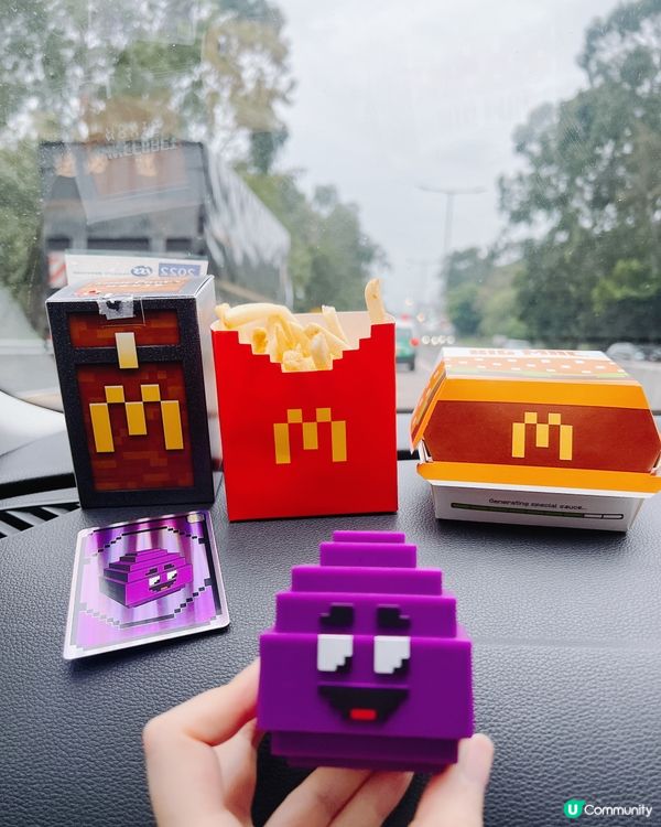 麥當勞x Minecraft盲盒開箱！滑嘟嘟＋像素薯條🍟超靚