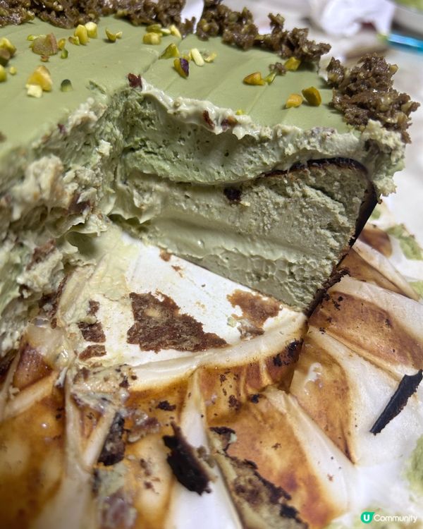 開心果麻糬巴斯克蛋糕