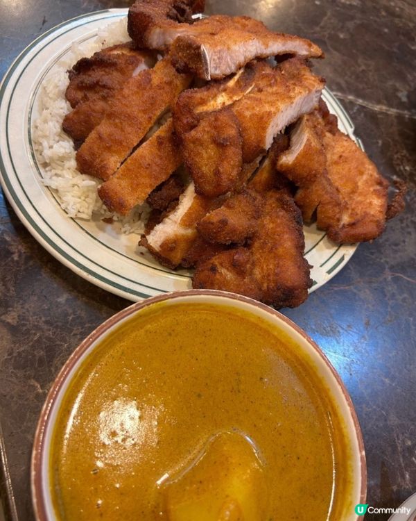 巨型咖喱豬扒飯