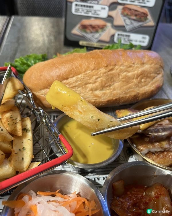 📍旺角通菜街🇰🇷新式韓國菜餐廳⭐韓川⭐新出🇰🇷韓式大廚包🥖大份夾抵食😋