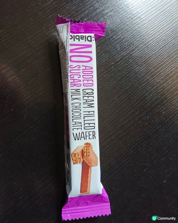 :Diablo無添加糖牛奶朱古力威化