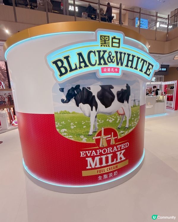 黑白奶茶打卡📸 pop up 