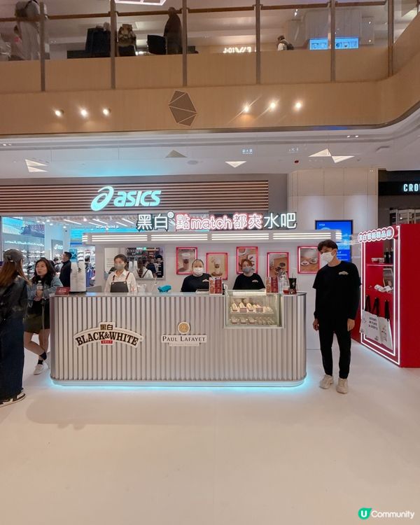 黑白奶茶打卡📸 pop up 