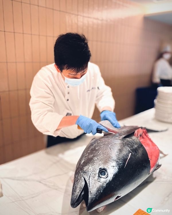 帝都酒店自助餐🍣 藍鰭吞拿魚解體表演🤩任食日本和牛即開生蠔