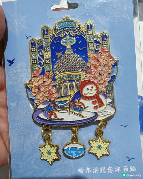 2024年冬季到訪哈爾濱，相較一啲食物嘅手信，依啲冰箱貼更加...