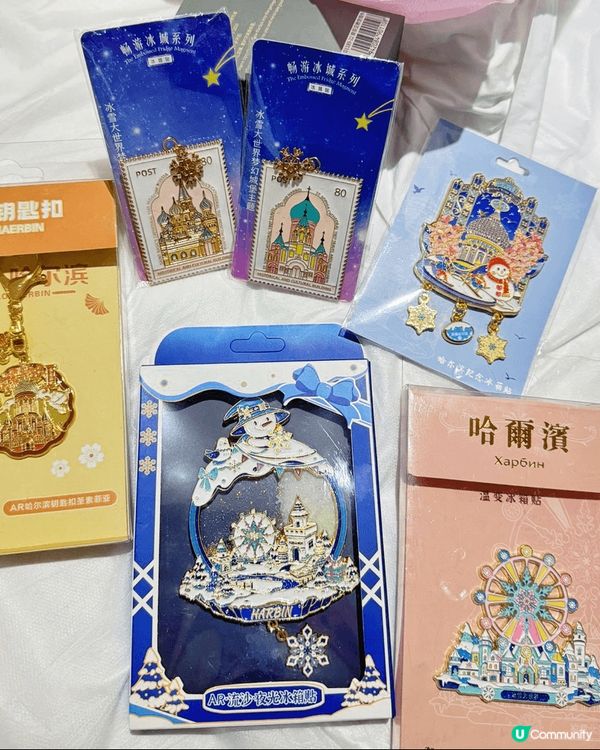 2024年冬季到訪哈爾濱，相較一啲食物嘅手信，依啲冰箱貼更加...