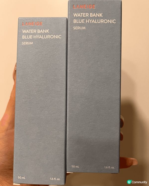 LANEIGE嘅Water Bank精華，真是非常保濕。用完...