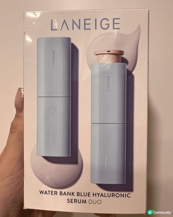 LANEIGE嘅Water Bank精華，真是非常保濕。用完...