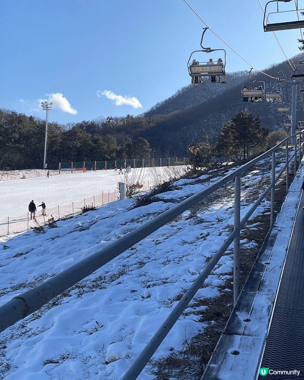 話說係最凍嘅一日（零下12度）入面，係韓國滑雪場度過咗一個完...