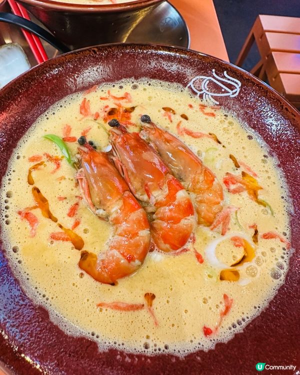 期待已久嘅蝦湯拉麵但海鮮令我一試難忘