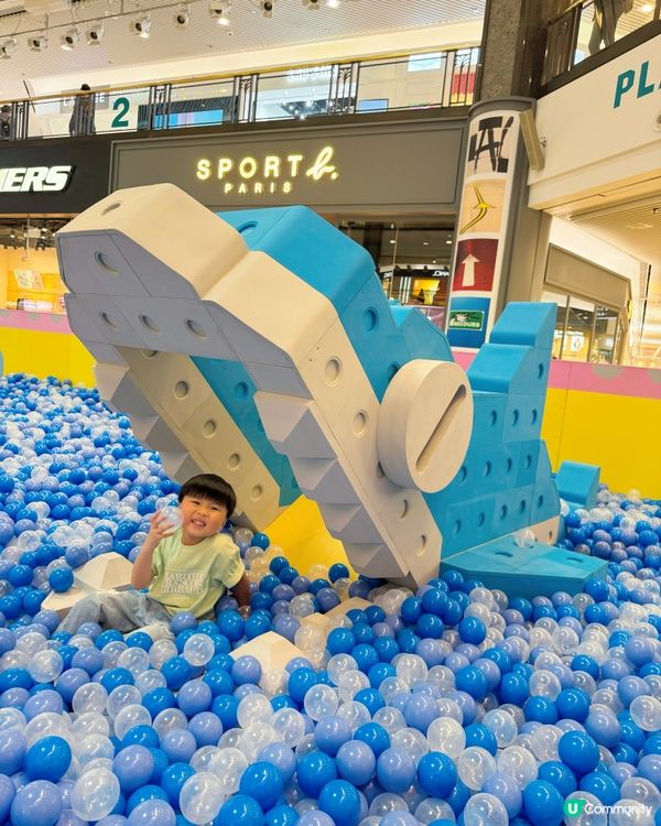 🌪️全港最大5,000呎積木王國登陸荷里活廣場🌪️