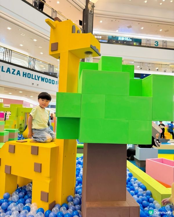 🌪️全港最大5,000呎積木王國登陸荷里活廣場🌪️