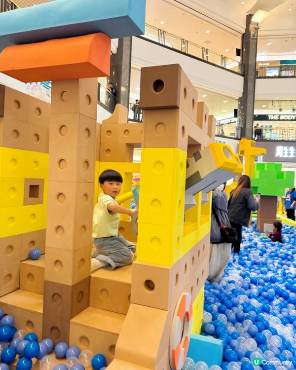 🌪️全港最大5,000呎積木王國登陸荷里活廣場🌪️
