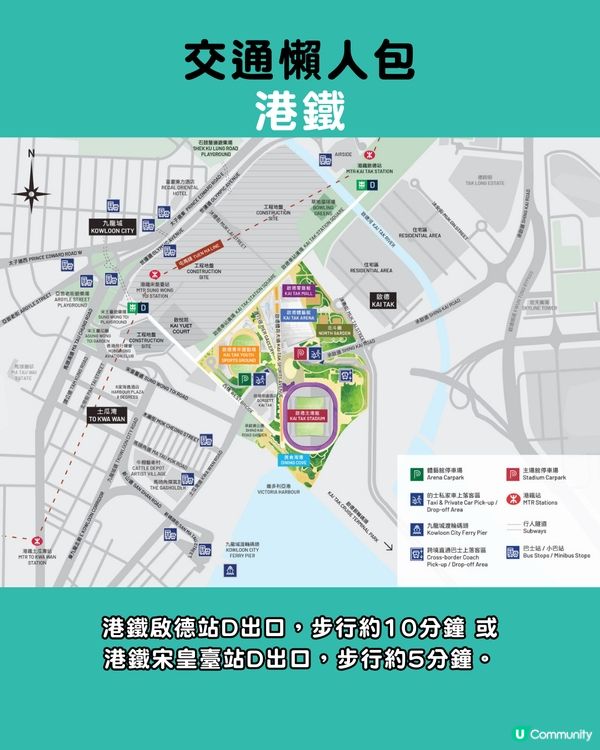 啟德體育園入場懶人包︳交通安排／泊車收費／10類入場禁帶物品／啟德美食推介