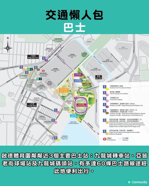 啟德體育園入場懶人包︳交通安排／泊車收費／10類入場禁帶物品／啟德美食推介