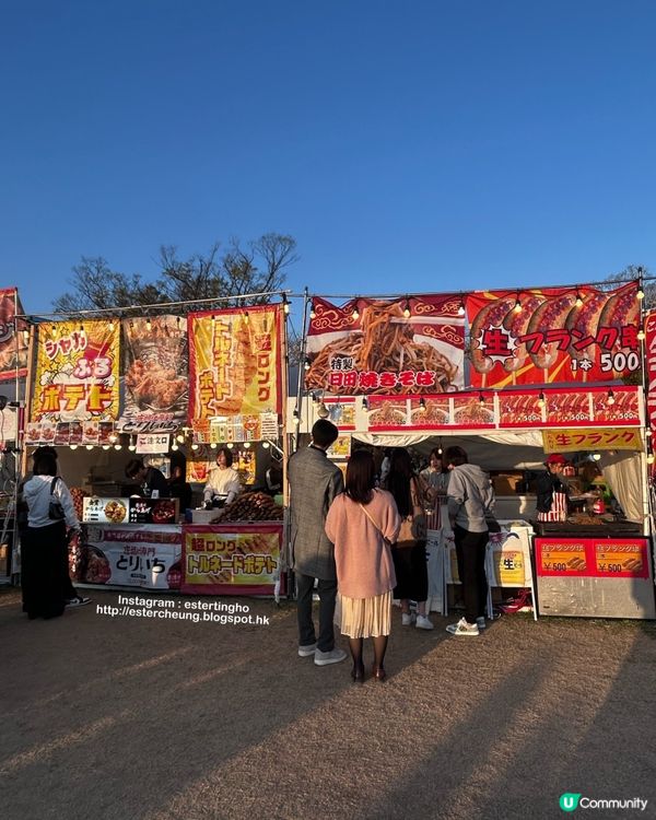 舞鶴公園 💕 福岡城櫻花祭典 🌸 觀賞櫻花的日與夜