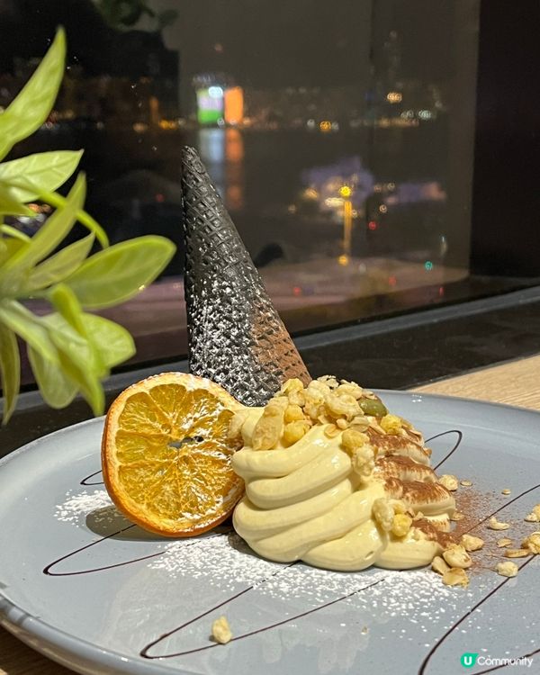 咖啡店配海景🎈fusion菜式✨