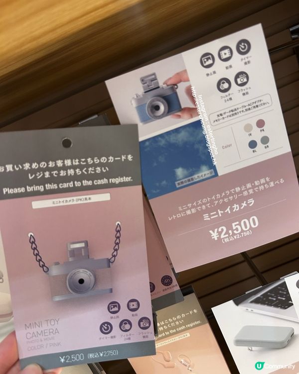 3COINS 必買💕人氣掌心大小💕可拍照拍片 📸迷你玩具相機