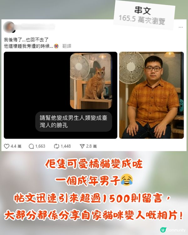 ChatGPT寵物擬人新熱潮🔥可愛貓貓竟變「呢個樣」嚇親主人😱附指令分享