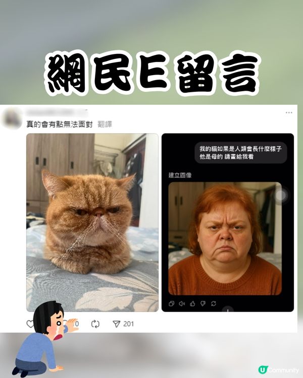 ChatGPT寵物擬人新熱潮🔥可愛貓貓竟變「呢個樣」嚇親主人😱附指令分享