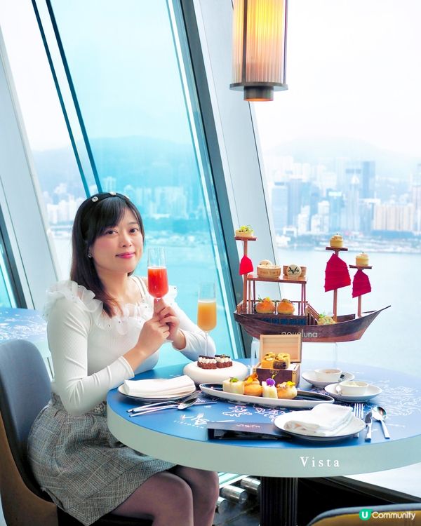 𓂃.𓈒尖沙咀𓎏ෆ.ᐟ迷人維港空中下午茶𓈒𓂃.