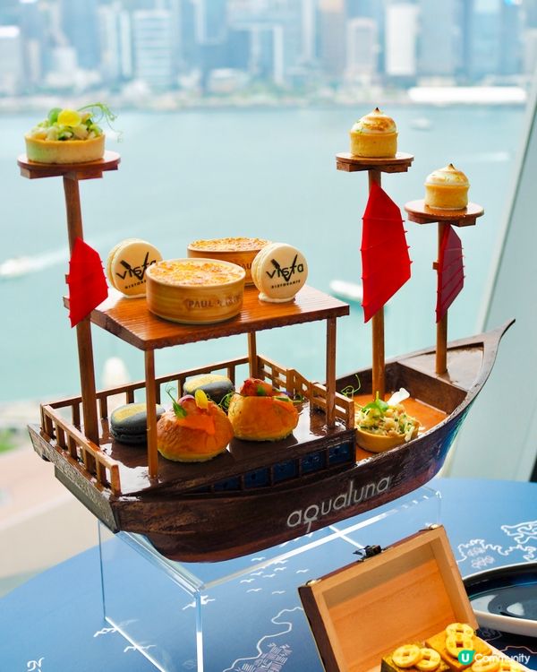 𓂃.𓈒尖沙咀𓎏ෆ.ᐟ迷人維港空中下午茶𓈒𓂃.