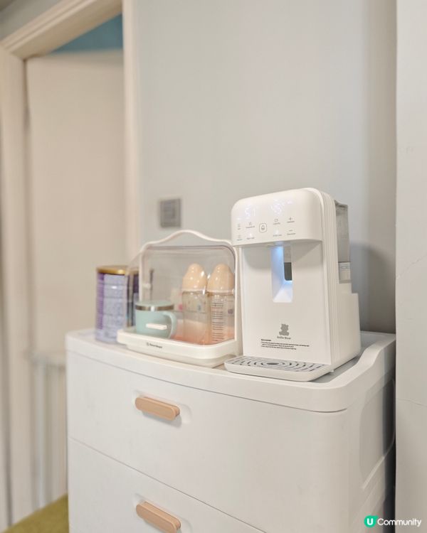 👶🏻湯圓孖寶奶粉控，小白熊沖飲機幫手！💪🏻