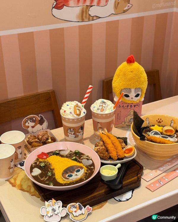 富山麵家換新裝🤩
超可愛Mofusand主題! 快啲去打卡📸