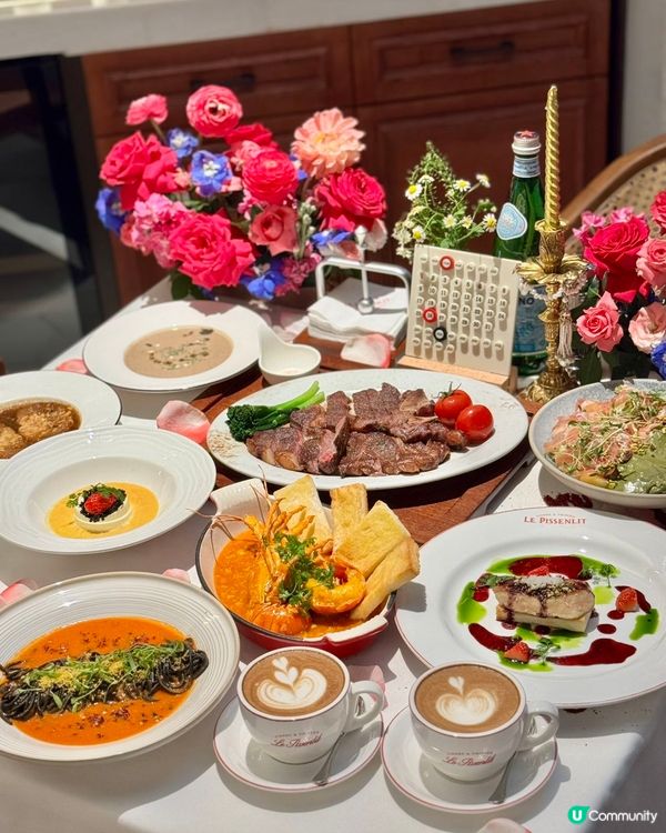 蒲公英惠靈頓牛排🥩 法式春日盛宴🌸