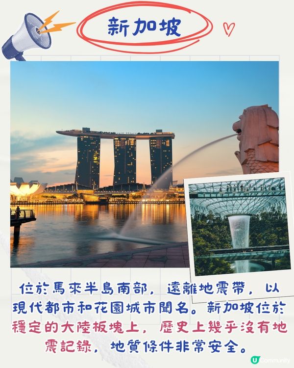 全球10個幾乎不會地震安全旅遊地！計劃旅遊必睇✈️