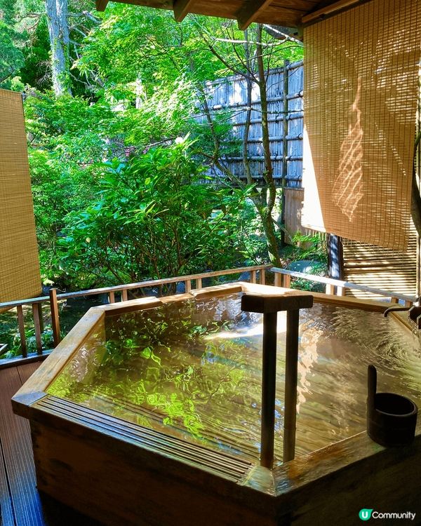 這座古色古香的溫泉旅館建築在溪流之上，旅館因此收藏和展示了不...