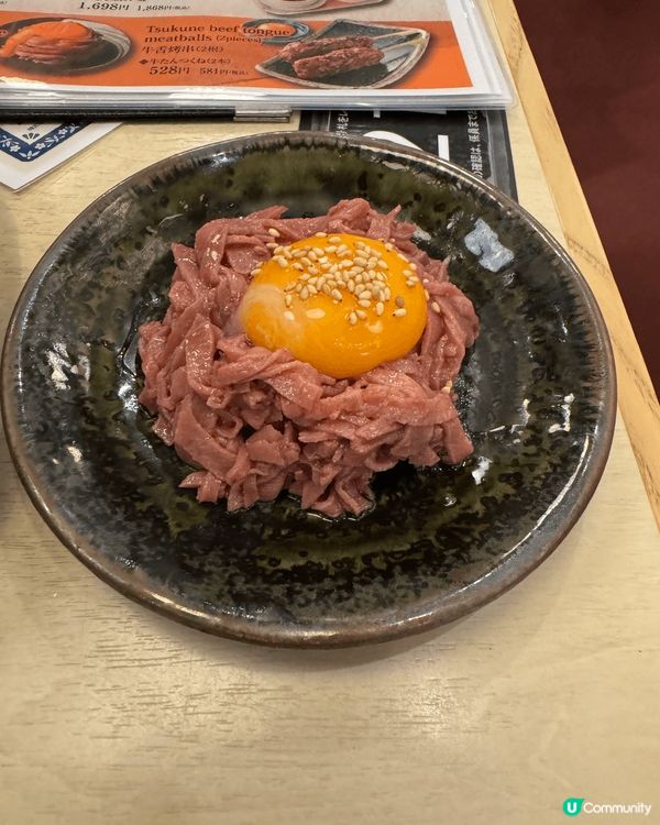 日本大阪咖喱蛋包飯，生伴牛舌，非常美味