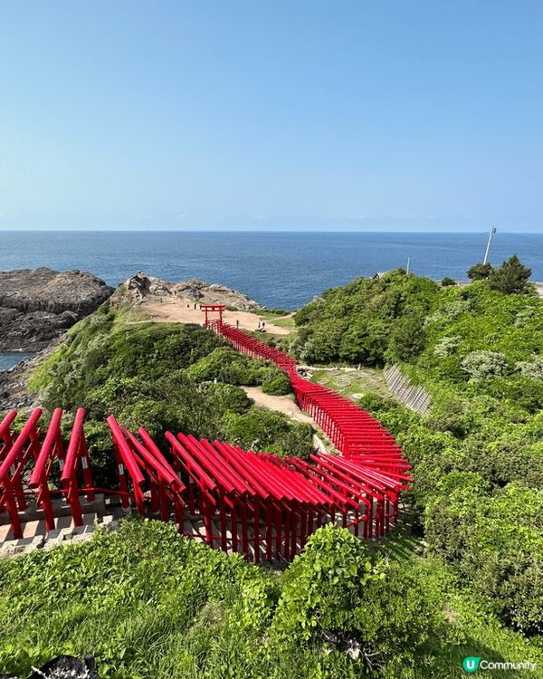 位於北九州嘅元乃隅神社，沿住山斜坡連綿嘅紅色鳥居; 鹿兒島的...