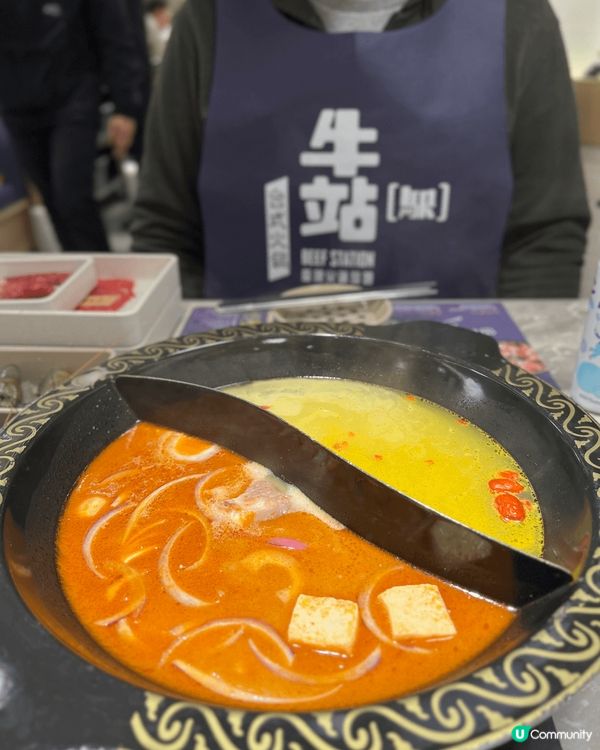 銅鑼灣牛站2小時火鍋放題，唔止有黑和牛，封門柳，仲有大頭蝦，...