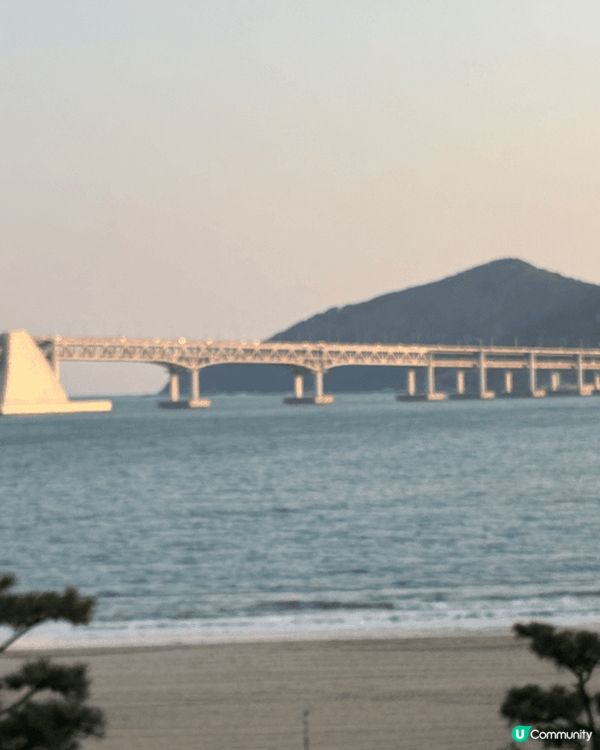 去釜山海雲台，看着美景，對住海食住美食，樂呼！