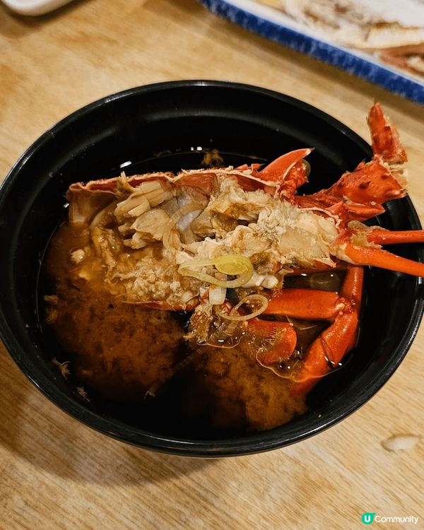 名古屋食堂旅館！好抵食！食到好飽！龍虾肉紅色架！好爽甜！左口...